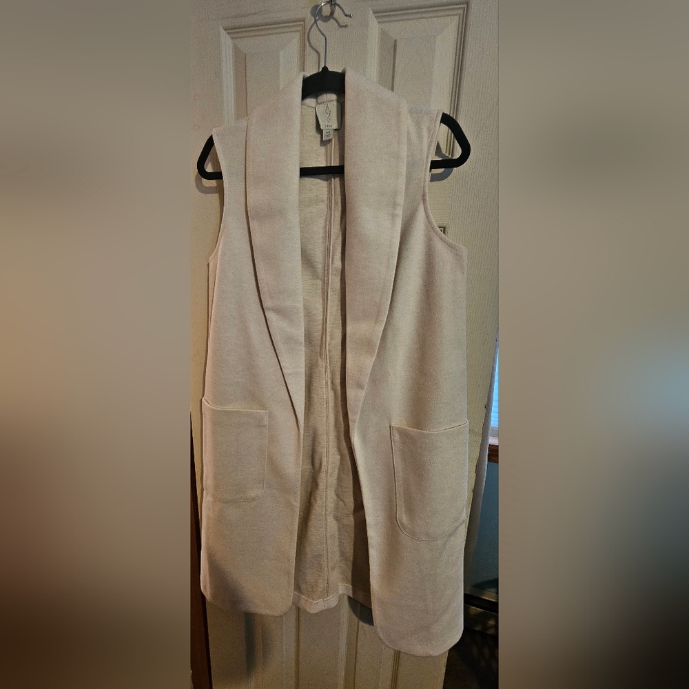 Joie Long Vest Cardigan